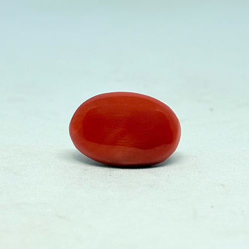 5.12 Carat Premium Italian Red Coral (Moonga) Stone | Luxury Natural Italy Moonga for Mars (Mangal) | Certified High-Grade Coral