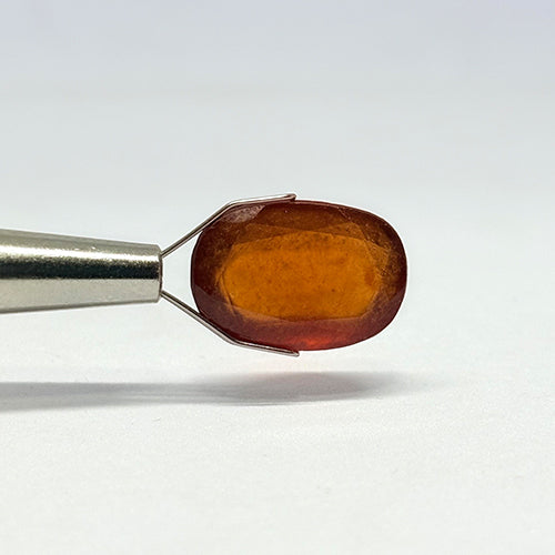 11.15 Carat Indian Gomed (Hessonite Garnet) Stone | Natural Rahu Gemstone | Certified Original Gomed for Astrology