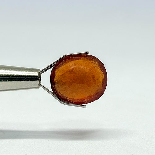 7.7 Carat Ceylon Sri Lankan Gomed (Hessonite Garnet) Stone | Natural Sri Lanka Lehsunia Gemstone | Premium Ketu Astrology Stone