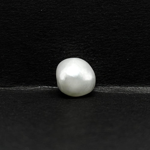 10.8 Carat Japanese Keshi Pearl (Moti) Stone | Natural Japan Pearl for Moon (Chandra) | Premium Certified Gemstone