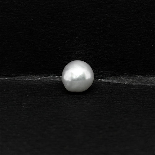 3.8 Carat Japanese Keshi Pearl (Moti) Stone | Natural Japan Pearl for Moon (Chandra) | Premium Certified Gemstone