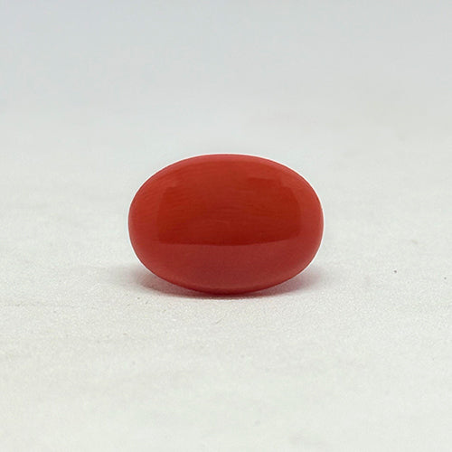 4.62 Carat Premium Italian Red Coral (Moonga) Stone | Natural Luxury Italy Moonga for Mars (Mangal) | Certified Coral Gemstone