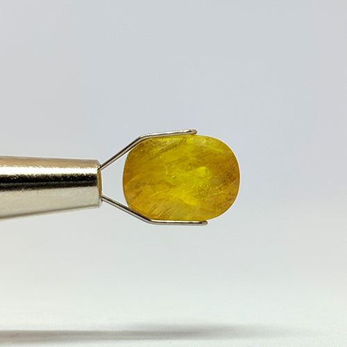 5.67 Carat Bangkok Yellow Sapphire Stone | Natural Thailand Yellow Sapphire | Premium Certified Gemstone