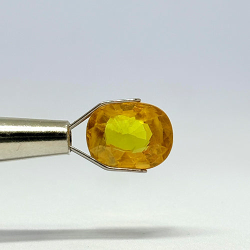 5.12 Carat Bangkok Yellow Sapphire Stone | Natural Thailand Yellow Sapphire | Premium Certified Gemstone