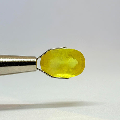 5.92 Carat Bangkok Yellow Sapphire Stone | Natural Thailand Yellow Sapphire | Premium Certified Gemstone