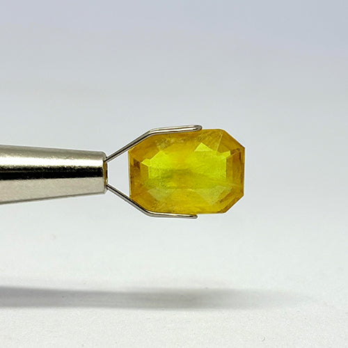 6.37 Carat Bangkok Yellow Sapphire Stone | Natural Thailand Yellow Sapphire | Premium Certified Gemstone