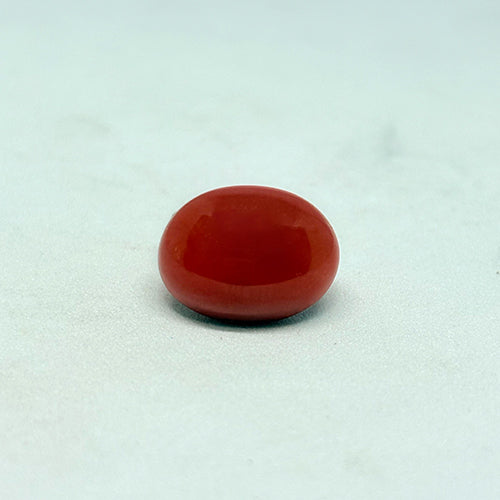 4.77 Carat Italian Red Coral (Moonga) Stone | Premium Quality Italy Moonga for Mars (Mangal) | Certified Natural Coral Gemstone