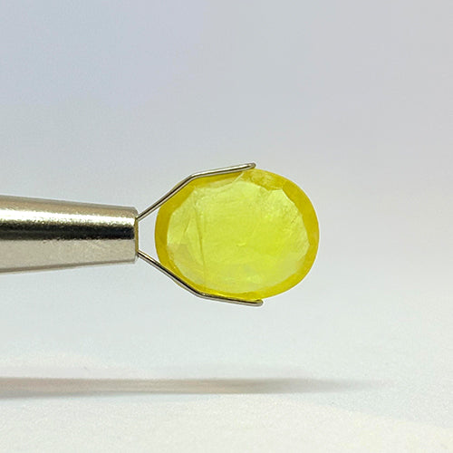 5.02 Carat Bangkok Yellow Sapphire Stone | Natural Thailand Yellow Sapphire | Premium Certified Gemstone