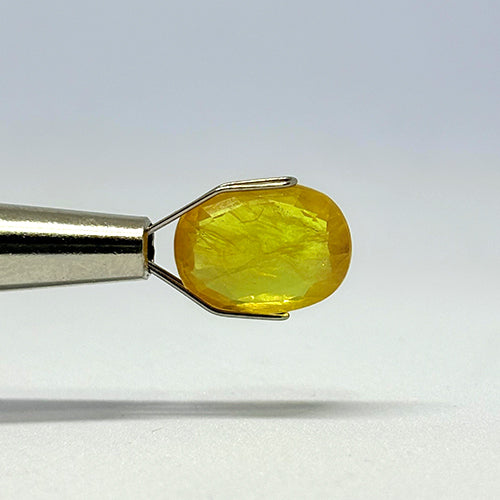 5.40 Carat Bangkok Yellow Sapphire Stone | Natural Thailand Yellow Sapphire | Premium Certified Gemstone