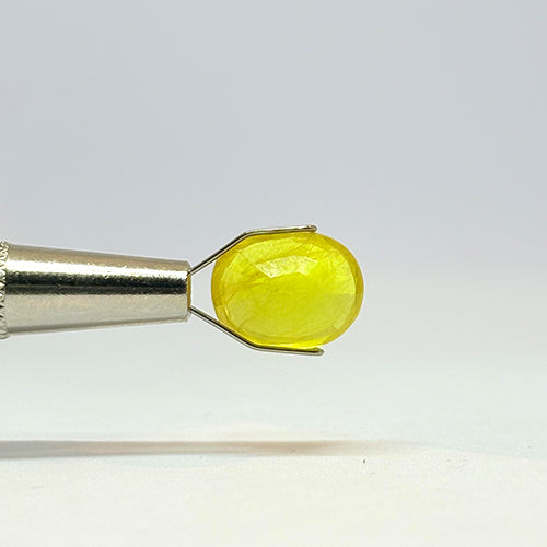 5.60 Carat Bangkok Yellow Sapphire Stone | Natural Thailand Yellow Sapphire | Premium Certified Gemstone