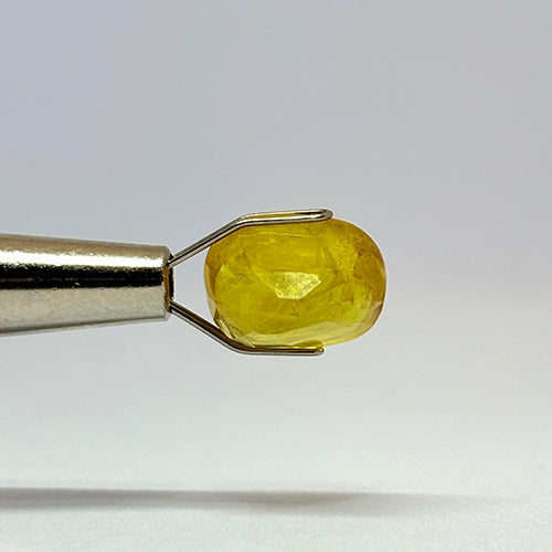 5.67 Carat Bangkok Yellow Sapphire Stone | Natural Thailand Yellow Sapphire | Premium Certified Gemstone