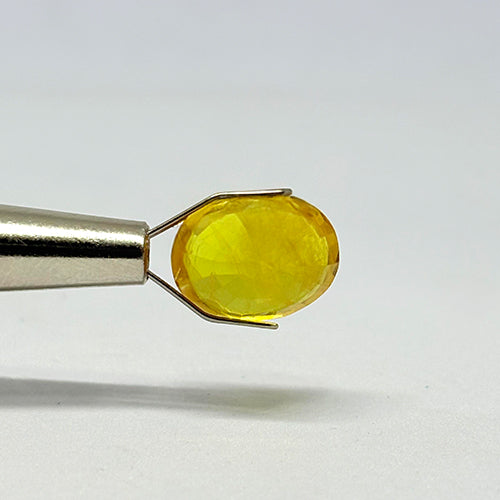 6.50 Carat Bangkok Yellow Sapphire Stone | Natural Thailand Yellow Sapphire | Premium Certified Gemstone