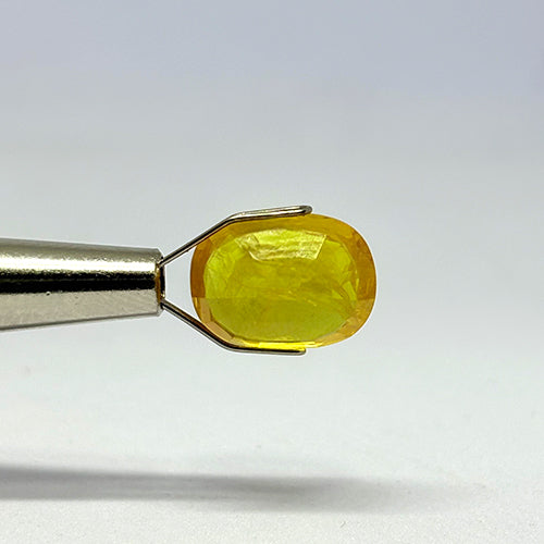 6.85 Carat Bangkok Yellow Sapphire Stone | Natural Thailand Yellow Sapphire | Premium Certified Gemstone