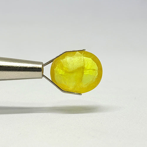 7.75 Carat Bangkok Yellow Sapphire Stone | Natural Thailand Yellow Sapphire | Premium Certified Gemstone
