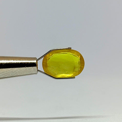 3.87 Carat Bangkok Yellow Sapphire (Pukhraj) Stone | Natural Thailand Pukhraj for Jupiter (Guru) | Certified Gemstone