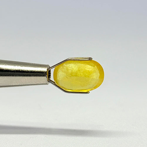 4.00 Carat Bangkok Yellow Sapphire (Pukhraj) Stone | Natural Thailand Pukhraj for Jupiter (Guru) | Certified Gemstone