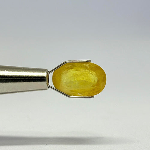 4.00 Carat Bangkok Yellow Sapphire (Pukhraj) Stone | Natural Thailand Pukhraj for Jupiter (Guru) | Certified Gemstone