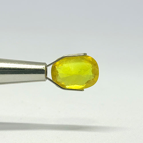 4.32 Carat Bangkok Yellow Sapphire (Pukhraj) Stone | Natural Thailand Pukhraj for Jupiter (Guru) | Certified Gemstone