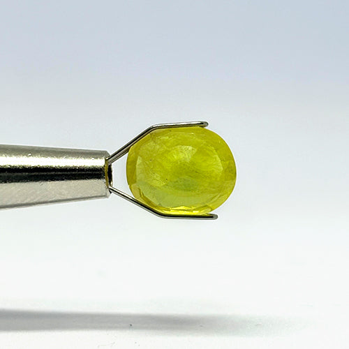 4.57 Carat Bangkok Yellow Sapphire (Pukhraj) Stone | Natural Thailand Pukhraj for Jupiter (Guru) | Certified Gemstone