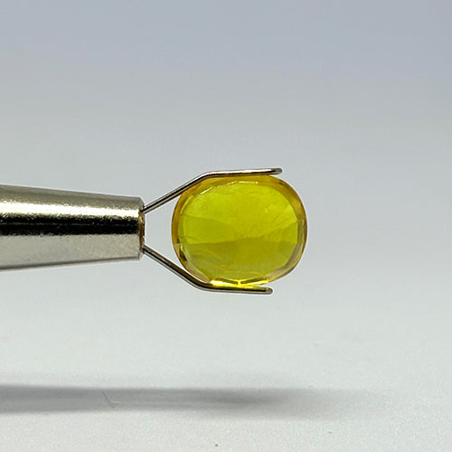 4.67 Carat Bangkok Yellow Sapphire (Pukhraj) Stone | Natural Thailand Pukhraj for Jupiter (Guru) | Certified Gemstone