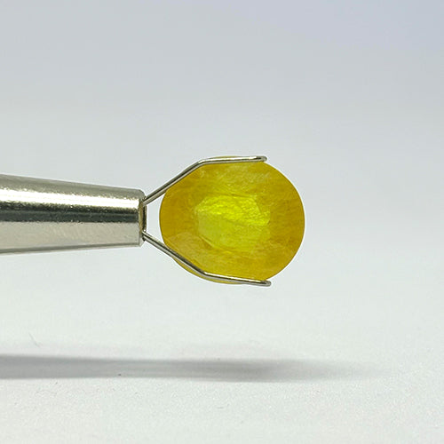 4.87 Carat Bangkok Yellow Sapphire (Pukhraj) Stone | Natural Thailand Pukhraj for Jupiter (Guru) | Certified Gemstone