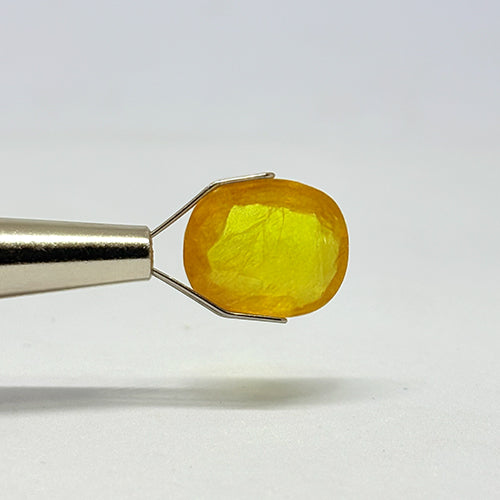 8.92 Carat Bangkok Yellow Sapphire Stone | Natural Thailand Yellow Sapphire | Premium Certified Gemstone
