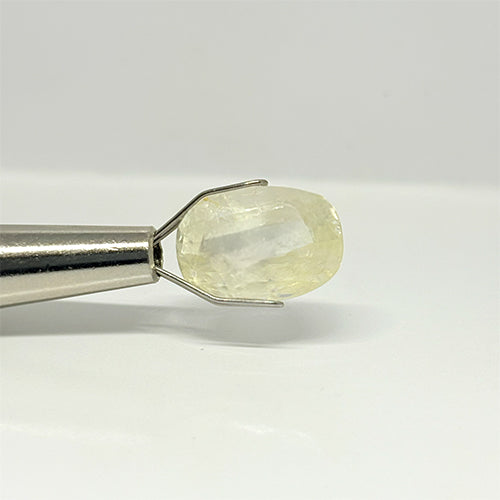7.22 Ct Natural Yellow Sapphire (Pukhraj) | Ceylon (Sri Lanka) | Bangkok Cut | Certified
