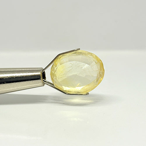 8.42 Ct Natural Yellow Sapphire (Pukhraj) | Ceylon (Sri Lanka) | Bangkok Cut | Premium Certified Gemstone