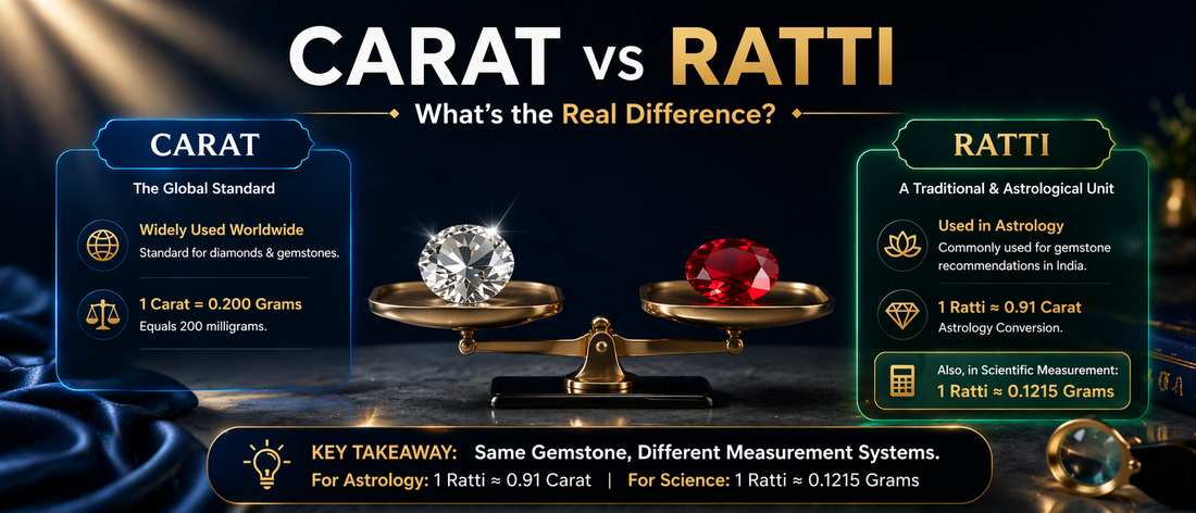 Carat vs Ratti: What's the Real Difference?
