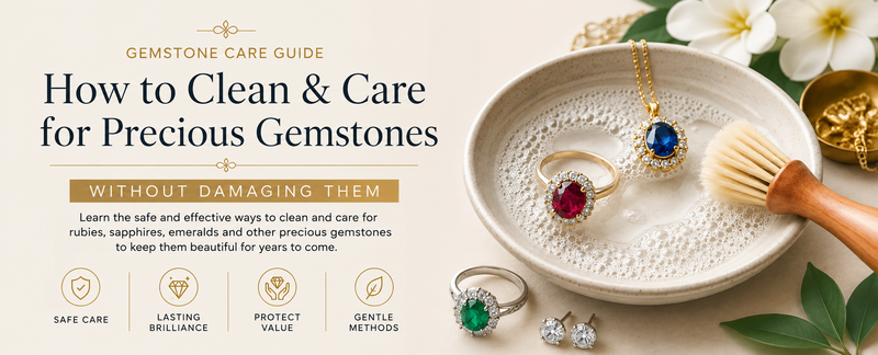 How to Clean Precious Gemstones Safely