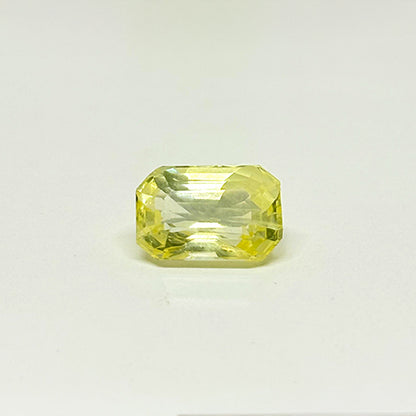 3.85 Carat Yellow Sapphire from Sri Lanka (Ceylon) Natural Gemstone