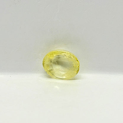 4.22 Carat Yellow Sapphire from Sri Lanka (Ceylon) Natural Gemstone