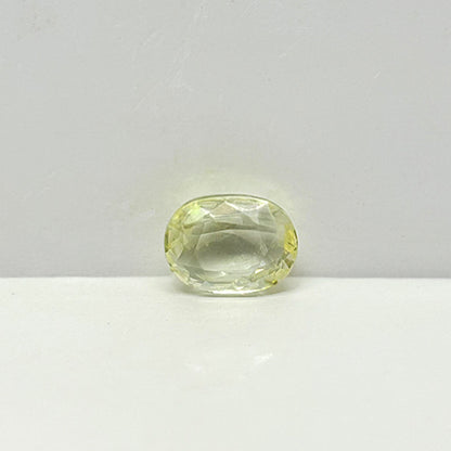 5.07 Carat Yellow Sapphire from Sri Lanka (Ceylon) Natural Gemstone
