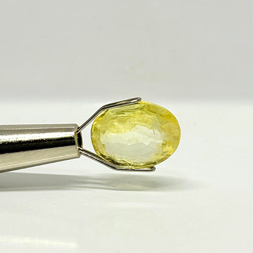 5.55 Carat Yellow Sapphire from Sri Lanka (Ceylon) Natural Gemstone