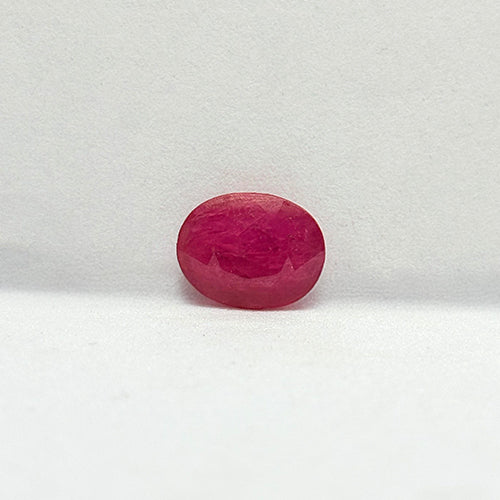 3.01 Carat African Ruby (Manek) Stone | Natural Manik Gemstone for Sun (Surya) | Premium Certified Ruby