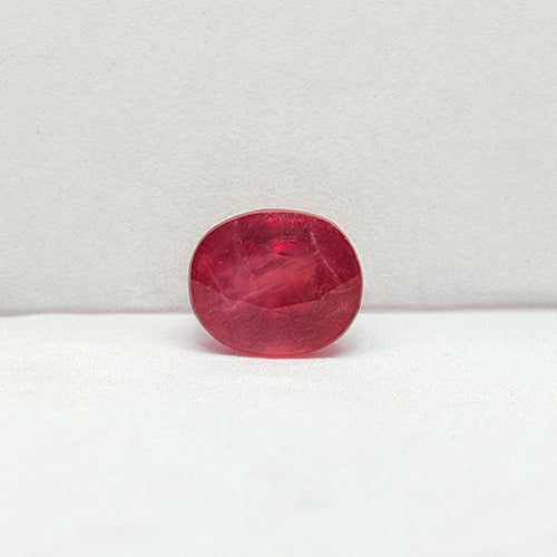 4.57 Carat Bangkok Ruby (Manek) Stone | Thailand Manik Gemstone for Sun (Surya) | Certified Ruby