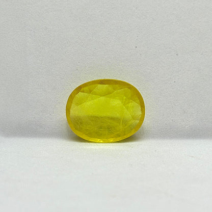 5.02 Carat Bangkok Yellow Sapphire Stone | Natural Thailand Yellow Sapphire | Premium Certified Gemstone