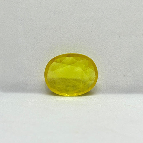 5.02 Carat Bangkok Yellow Sapphire Stone | Natural Thailand Yellow Sapphire | Premium Certified Gemstone