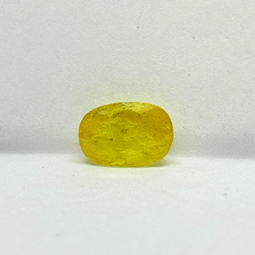 5.10 Carat Bangkok Yellow Sapphire Stone | Natural Thailand Yellow Sapphire | Premium Certified Gemstone