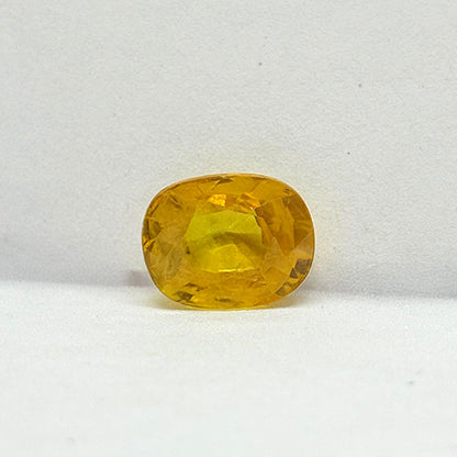 5.12 Carat Bangkok Yellow Sapphire Stone | Natural Thailand Yellow Sapphire | Premium Certified Gemstone