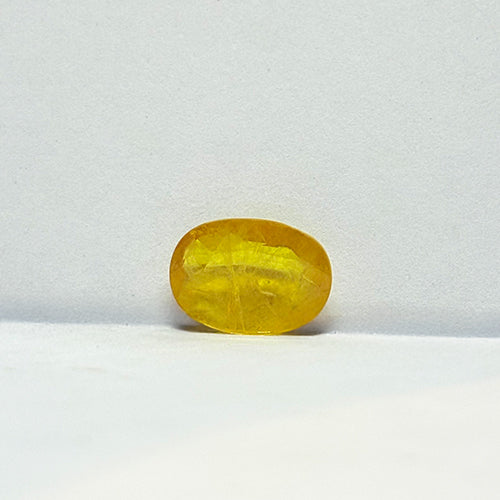 5.30 Carat Bangkok Yellow Sapphire Stone | Natural Thailand Yellow Sapphire | Premium Certified Gemstone