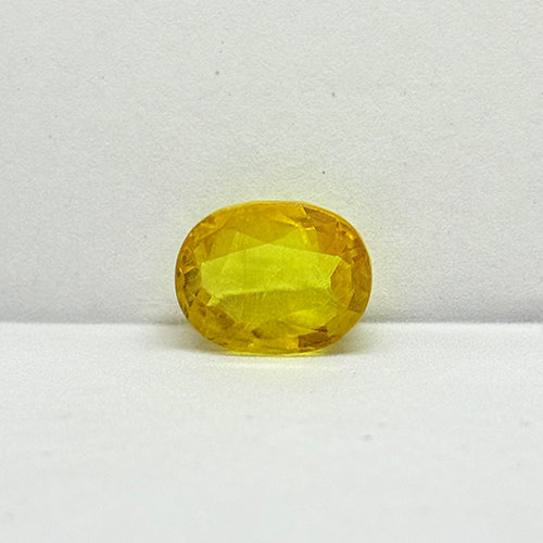 5.35 Carat Bangkok Yellow Sapphire Stone | Natural Thailand Yellow Sapphire | Premium Certified Gemstone