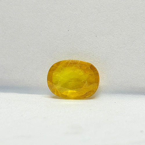 5.40 Carat Bangkok Yellow Sapphire Stone | Natural Thailand Yellow Sapphire | Premium Certified Gemstone