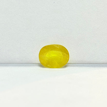 5.60 Carat Bangkok Yellow Sapphire Stone | Natural Thailand Yellow Sapphire | Premium Certified Gemstone