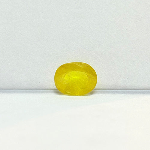 5.60 Carat Bangkok Yellow Sapphire Stone | Natural Thailand Yellow Sapphire | Premium Certified Gemstone