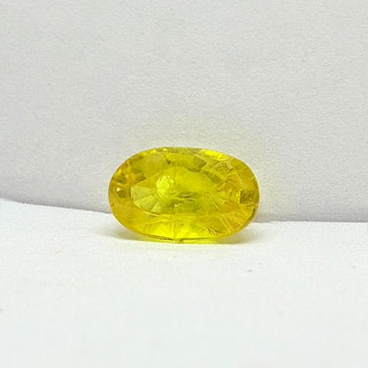 5.62 Carat Bangkok Yellow Sapphire Stone | Natural Thailand Yellow Sapphire | Premium Certified Gemstone