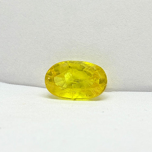 5.62 Carat Bangkok Yellow Sapphire Stone | Natural Thailand Yellow Sapphire | Premium Certified Gemstone