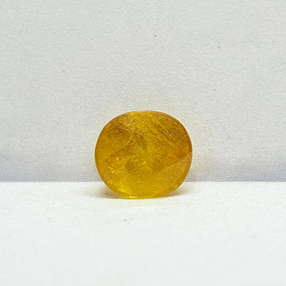 5.65 Carat Bangkok Yellow Sapphire Stone | Natural Thailand Yellow Sapphire | Premium Certified Gemstone