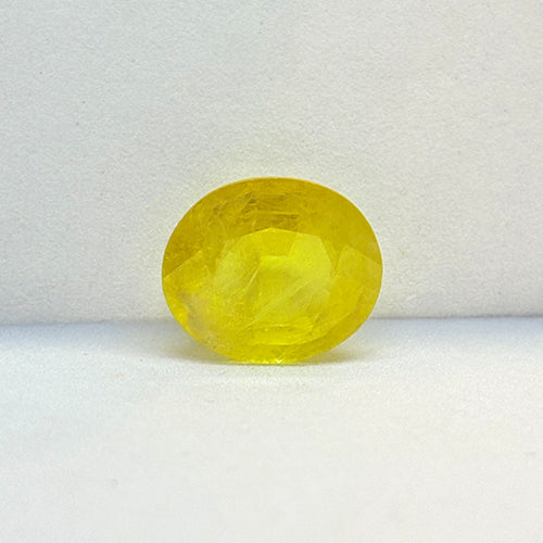 5.70 Carat Bangkok Yellow Sapphire Stone | Natural Thailand Yellow Sapphire | Premium Certified Gemstone