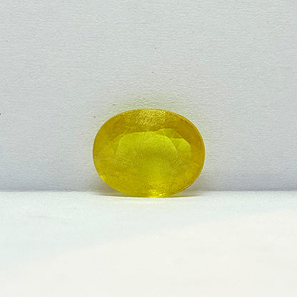 5.72 Carat Bangkok Yellow Sapphire Stone | Natural Thailand Yellow Sapphire | Premium Certified Gemstone